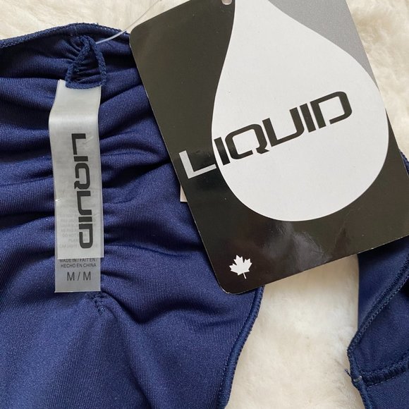 3/$25 NWT Liquid Navy Cheeky Bikini Bottom - Picture 6 of 7